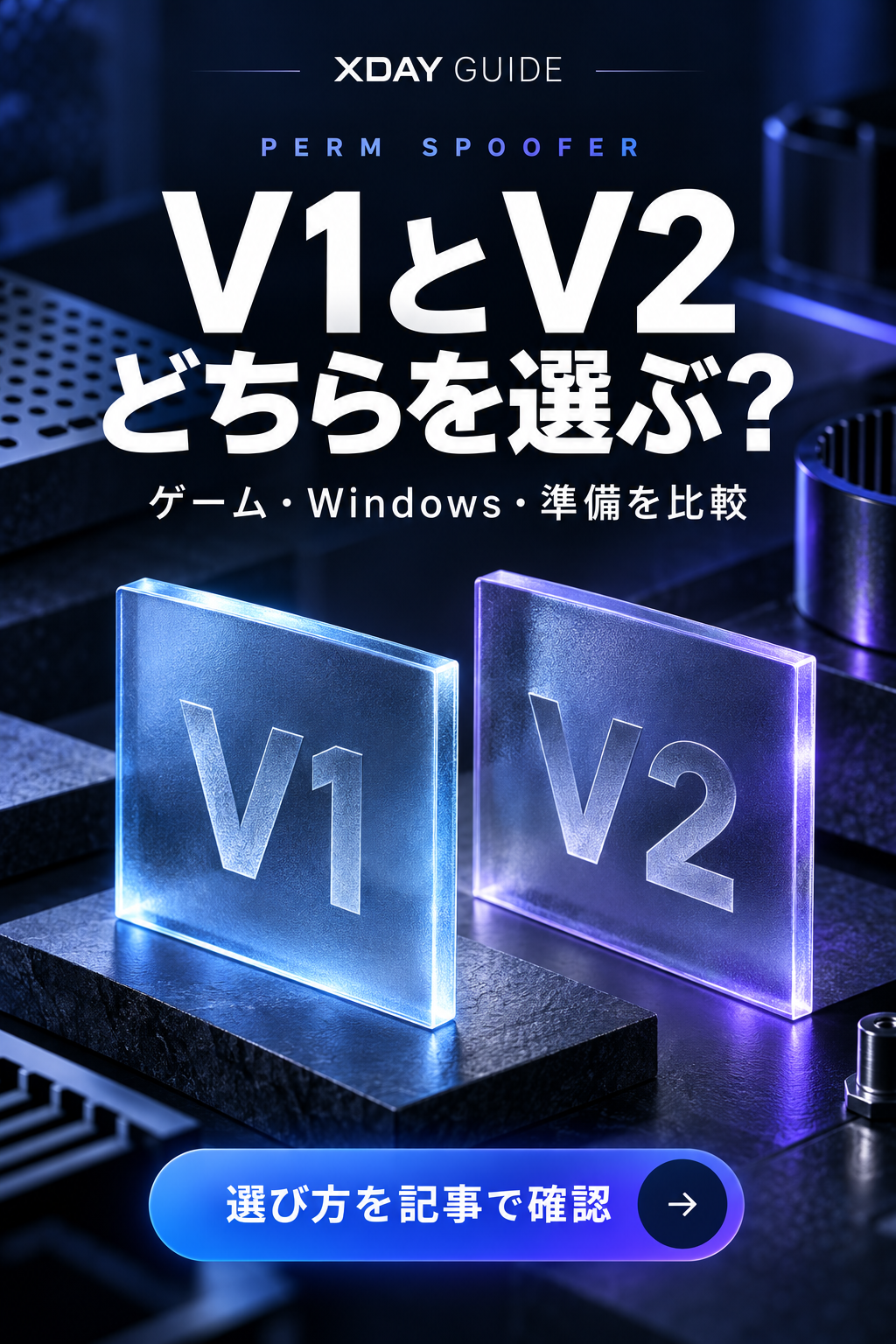 PERM V1とPERM V2をゲーム・Windows・必要な準備から選ぶ比較案内